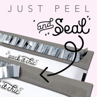 Pack It Chic - 10X13 (100 Pack) Mosaic Triangle Poly Mailer Envelope Plastic Custom Mailing & Shipping Bags - Self Seal