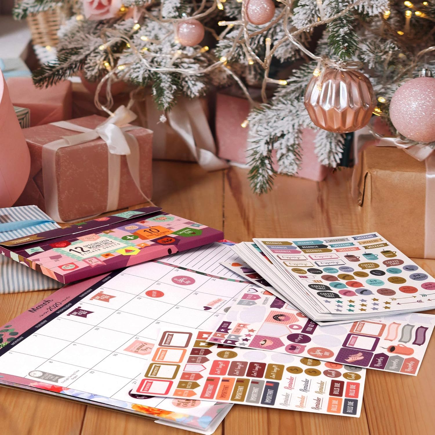 Aesthetic Monthly Planner Stickers - 1100+ Beautiful Design Accessories Enhance and Streamline Your Planner, Journal and Calendar