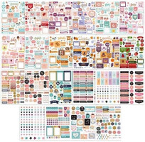 Aesthetic Monthly Planner Stickers - 1100+ Beautiful Design Accessories Enhance and Streamline Your Planner, Journal and Calendar