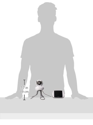 Motorola MBP36S Remote Wireless Video Baby Monitor with 3.5-Inch Color LCD Screen, Remote Camera Pan, Tilt, and Zoom 1-Camera