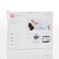 Motorola MBP36S Remote Wireless Video Baby Monitor with 3.5-Inch Color LCD Screen, Remote Camera Pan, Tilt, and Zoom, black 1-Camera