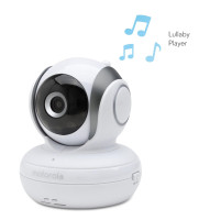 Motorola MBP36S Remote Wireless Video Baby Monitor with 3.5-Inch Color LCD Screen, Remote Camera Pan, Tilt, and Zoom, black 1-Camera