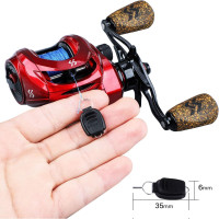 Sougayilang Baitcasting Reels, 8:1 Gear Ratio Fishing Reel with Magnetic Braking System Casting Reel, 9 + 1 Ball Bearings Super Smooth Anti-Corrosion Baitcaster Reel Energy Red-Right