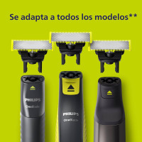 Philips OneBlade Replacement Blades for Face/Body Kit Original Replacement Blades Compatible with all OneBlade Electric Razors QP2630 Pack of 3 /Face Body Kit