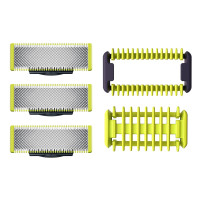 Philips OneBlade Replacement Blades for Face/Body Kit Original Replacement Blades Compatible with all OneBlade Electric Razors QP2630 Pack of 3 /Face Body Kit