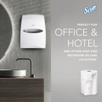 Scott Professional Essential High-Capacity Hard Roll Paper Towels, Bulk (02001), Elevated Design, Absorbency Pockets, White, for ScottBrand Purple Core Dispensers (6 Rolls at 950' Each, 5,700'/Case) 950'/Roll, 6 Rolls/Case, 5,700'/Case