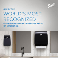 Scott Professional Essential High-Capacity Hard Roll Paper Towels, Bulk (02001), Elevated Design, Absorbency Pockets, White, for ScottBrand Purple Core Dispensers (6 Rolls at 950' Each, 5,700'/Case) 950'/Roll, 6 Rolls/Case, 5,700'/Case