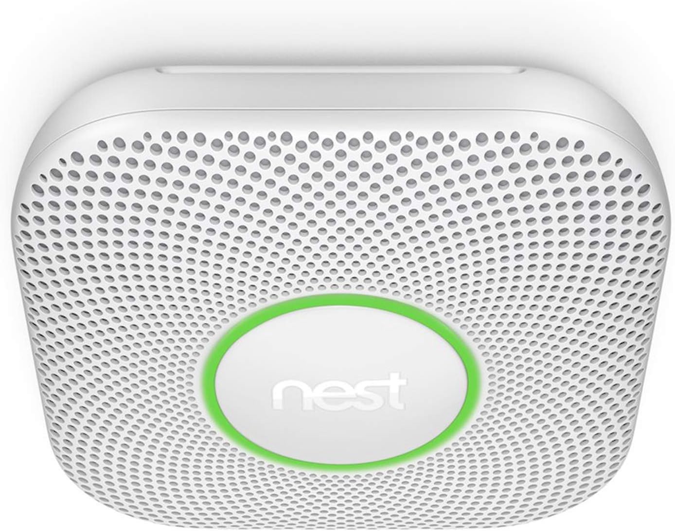 Google Nest Protect - Smoke Alarm - Smoke Detector and Carbon Monoxide Detector - Wired, White