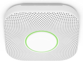Google Nest Protect - Smoke Alarm - Smoke Detector and Carbon Monoxide Detector - Battery Operated , White - S3000BWES