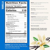 Isopure Plant-Based Protein Powder, Lactose Free, Gluten Free, With Iron, Vanilla, 20g Plant Protein Per Serving, 1.23 Lbs, 20 Servings Vanilla 20 Servings (Pack of 1)