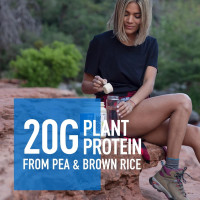 Isopure Plant-Based Protein Powder, Lactose Free, Gluten Free, With Iron, Vanilla, 20g Plant Protein Per Serving, 1.23 Lbs, 20 Servings Vanilla 20 Servings (Pack of 1)