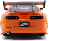 Jada Toys Fast & Furious 1:24 Brian's Toyota Supra Die-cast Car, Toys for Kids and Adults, Orange (97168)