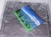 10-Pack Clear Vinyl Zippered Storage Bags 9 x 11 x 2 Inch with Display Pocket