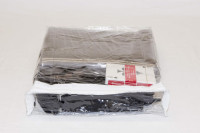 10-Pack Clear Vinyl Zippered Storage Bags 9 x 11 x 2 Inch with Display Pocket
