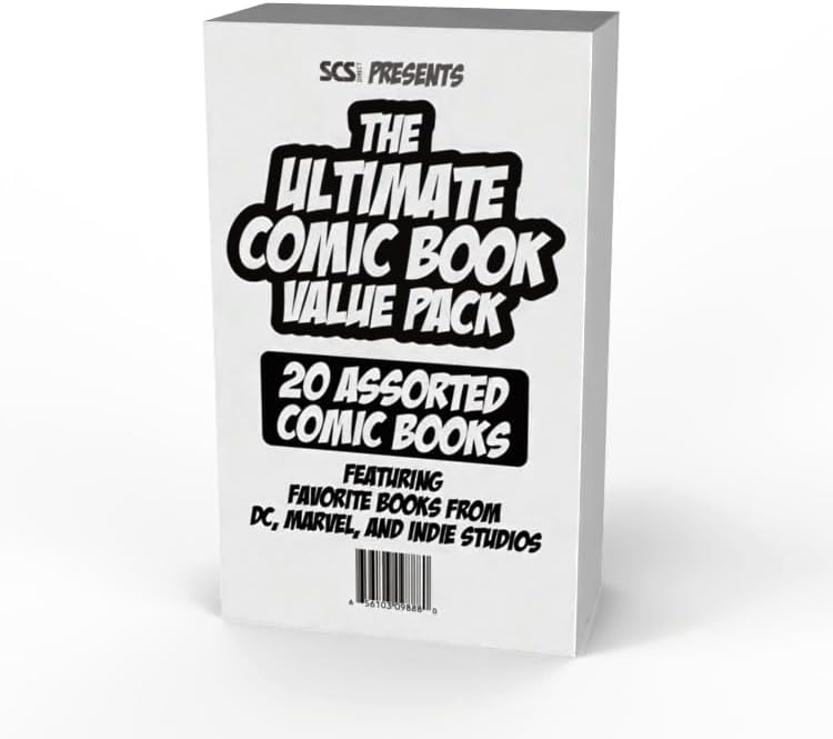 20 Assorted Comic Book Collection- Evenly Split Between Marvel, DC, and Indie Faves - All Different, Unread, No Dupes - Superman, X-Men, & More - Great Holiday Set for Any Superhero Fan
