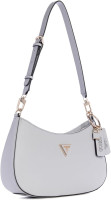 GUESS Noelle Top Zip Shoulder Bag One Size Lavender Grey