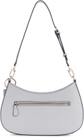 GUESS Noelle Top Zip Shoulder Bag One Size Lavender Grey