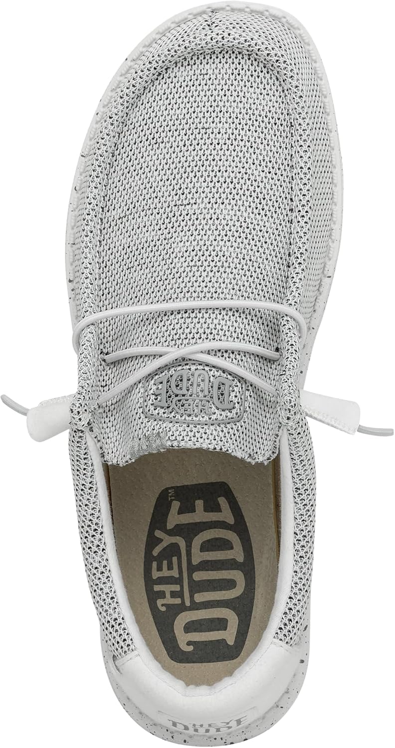 Hey Dude Men's Wally Sox Stone White 12
