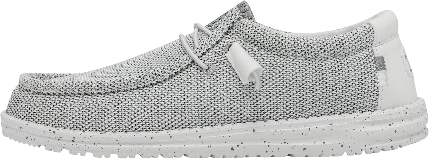 Hey Dude Men's Wally Sox Stone White 12