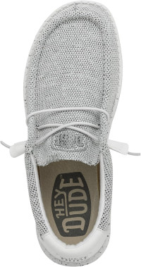 Hey Dude Men's Wally Sox Stone White 12