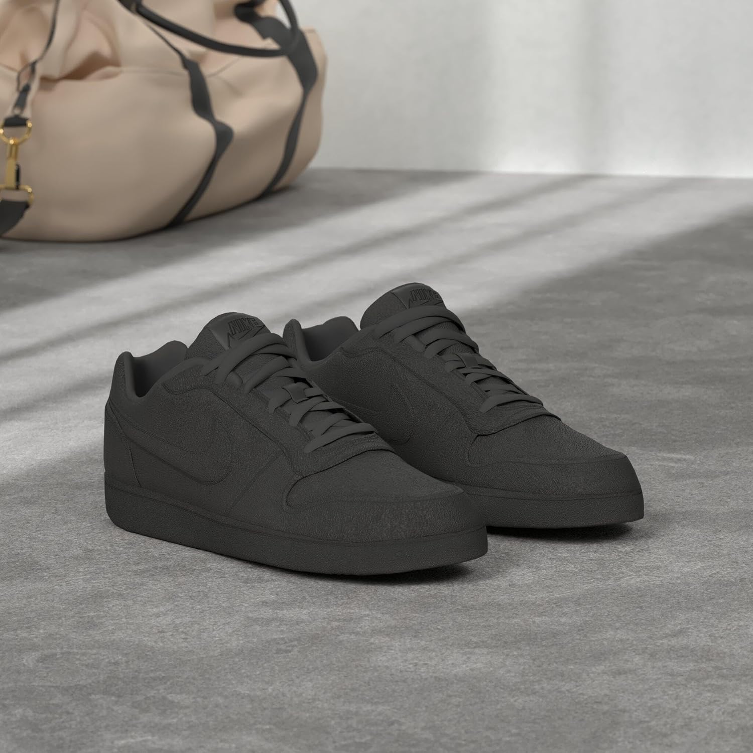 Jordan Men's Air 1 Low Sneaker 10 Black/Black