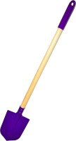 JustForKids Kids Garden Tool Set Toy, Rake, Spade, Hoe and Leaf Rake, reduced size , made of sturdy steel heads and real wood handle, 4-Piece, Multicolored, 5yr+ Multicolored whole piece