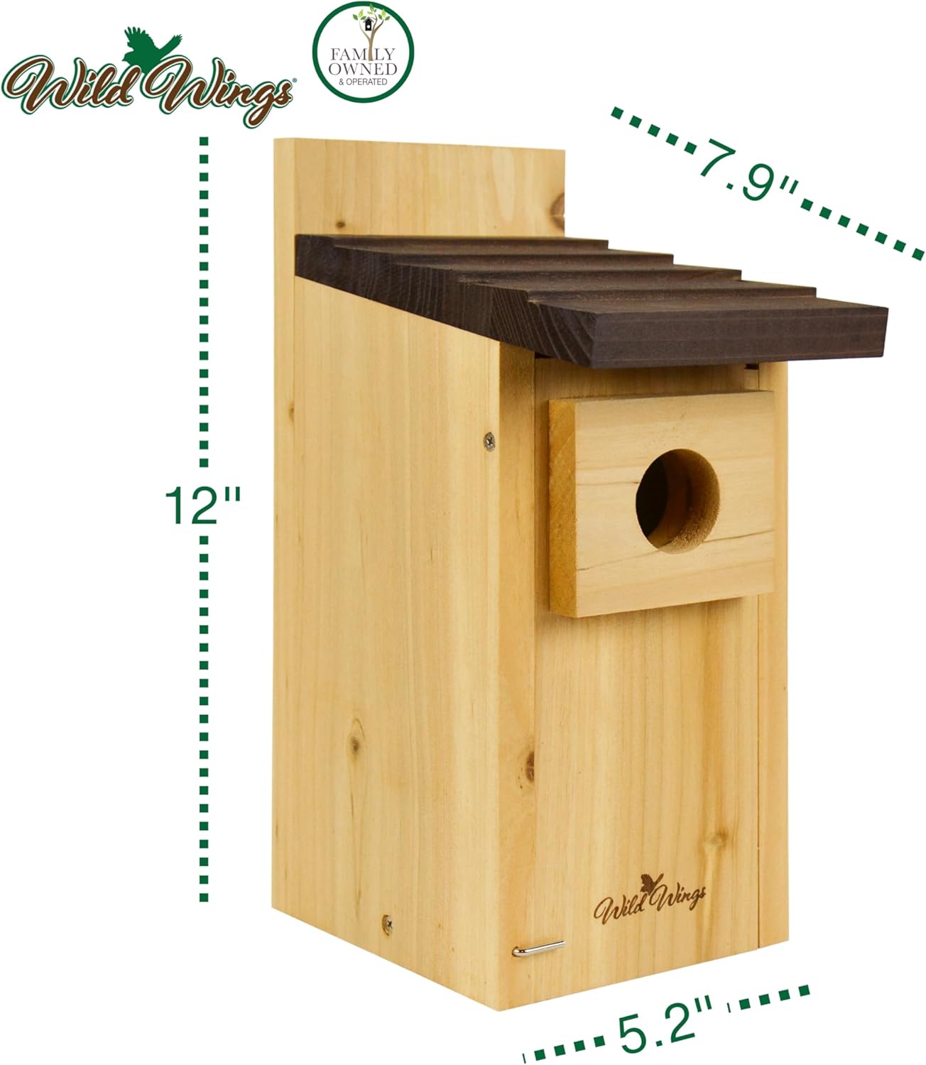 Wild Wings WWCH3 Cedar Blue Bird Box House