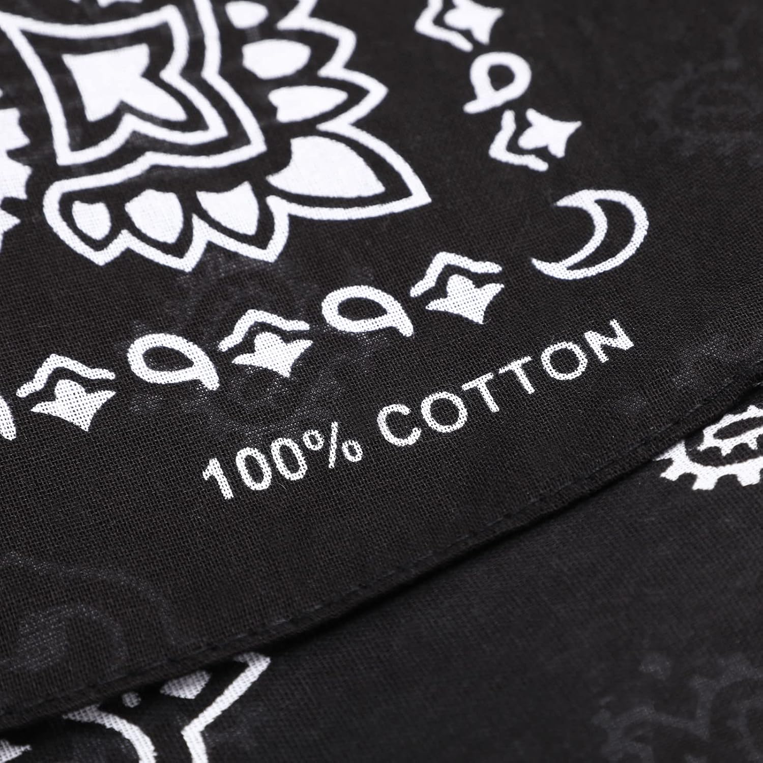 Kigeli 10 Packs Extra Large Bandana 27 x 27 Inch Large Cotton Paisley Fine Bandana Square Scarf Headwear for Women Head Face