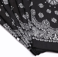 Kigeli 10 Packs Extra Large Bandana 27 x 27 Inch Large Cotton Paisley Fine Bandana Square Scarf Headwear for Women Head Face