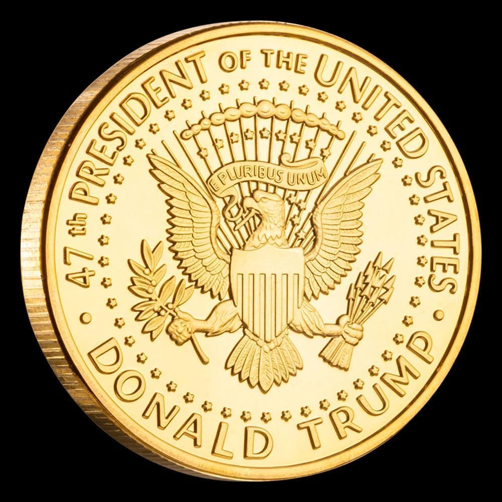 Donald Trump Fight Coin Collectable Challange Coin (Style 2)