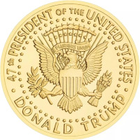Donald Trump Fight Coin Collectable Challange Coin (Style 2)