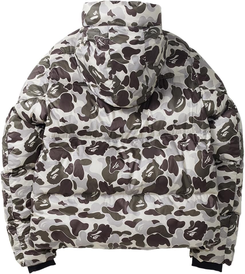 Pre-loved Canada Goose Men's ABC Camo Crofton Puffer Jacket In White Medium White Camo