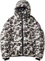 Pre-loved Canada Goose Men's ABC Camo Crofton Puffer Jacket In White Medium White Camo