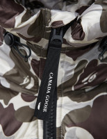 Pre-loved Canada Goose Men's ABC Camo Crofton Puffer Jacket In White Medium White Camo