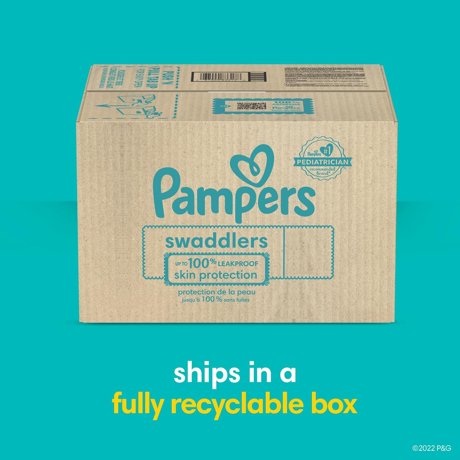 Pampers Baby Diapers - Swaddlers - Size 2, 29 Count, Ultra Absorbent Disposable Infant Diaper Size 2 29