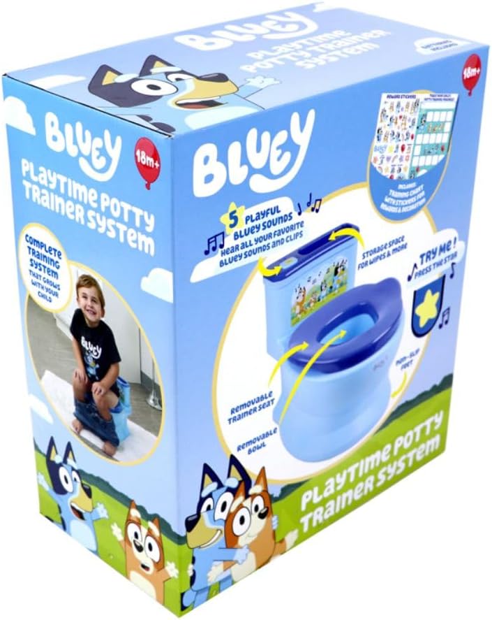 Bluey Playtime Floor Potty Trainer w/Sound