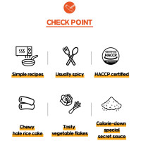 LENITH Pokpoong Instant Korean snack 2 Cups, Sweet and Spicy Sauce tteokbokki in Cup, Original Flavor, Rice cakes 6.2oz. 175g