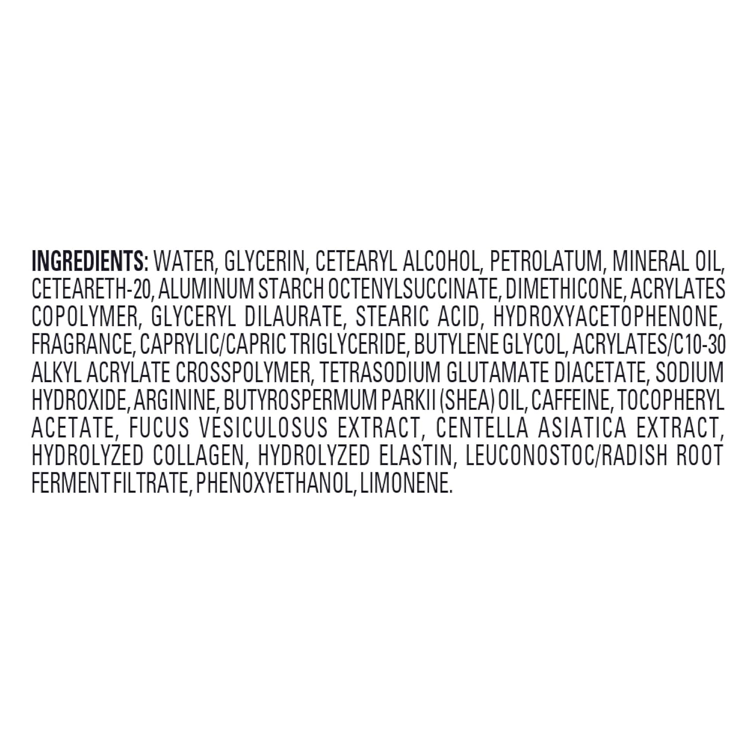 Jergens Skin Firming Body Lotion for Dry to Extra Dry Skin, Skin Tightening Cream with Collagen and Elastin, Dermatologist Tested, Hydralucence Blend Formula, 16.8 Oz