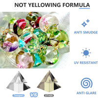 Teexpert Crystal Clear Epoxy Resin Kit 2 Gallon Self-Leveling Coating and Casting Resin, High-Gloss & Bubbles Free Resin and Hardener Kit for DIY Art, Jewelry, Table Top, Molds, Wood 1:1 Ratio