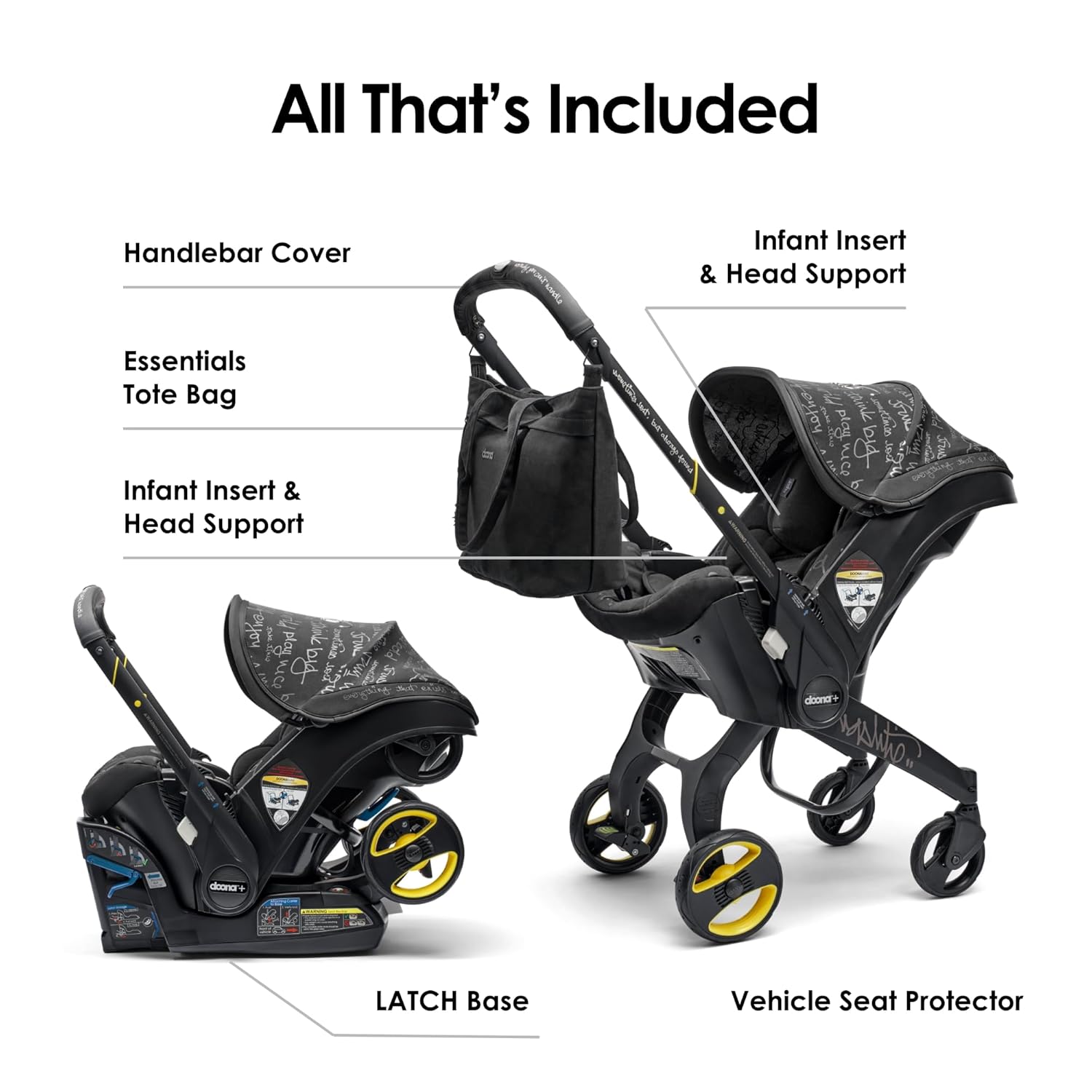 Doona Car Seat & Stroller, Vashtie - Limited Edition - All-in-One Travel System