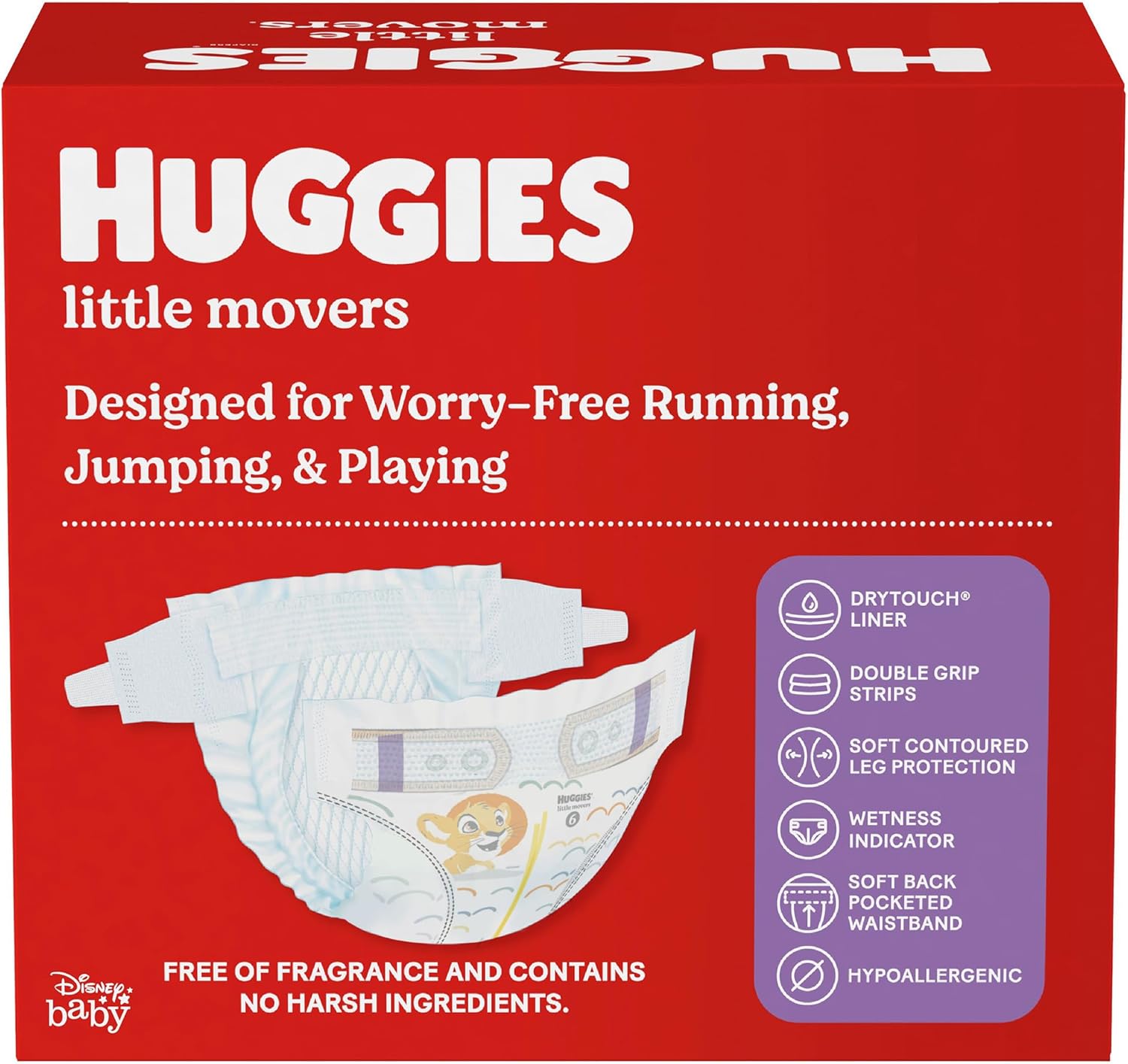 Huggies Size 5 Diapers, Little Movers Baby Diapers, Size 5 (27+ lbs), 132 Count (2 Packs of 66), Packaging May Vary Size 5 132