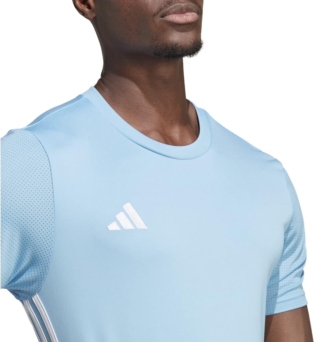 adidas Men's Equipo 23 Jersey X-Large Tall Team Light Blue/White