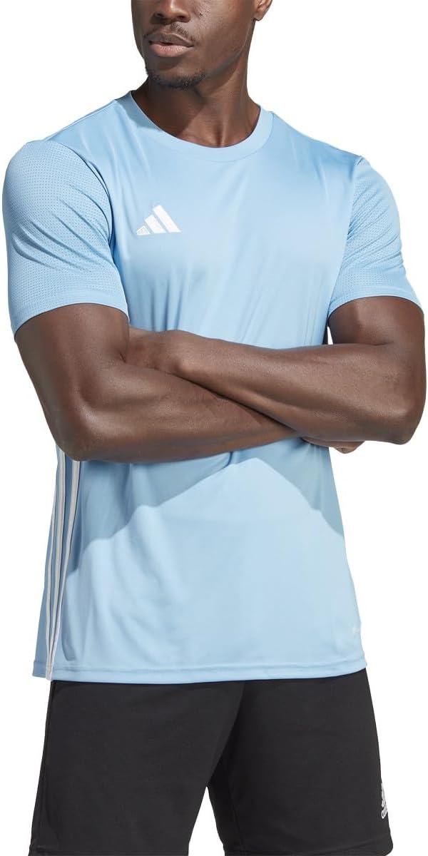 adidas Men's Equipo 23 Jersey X-Large Tall Team Light Blue/White