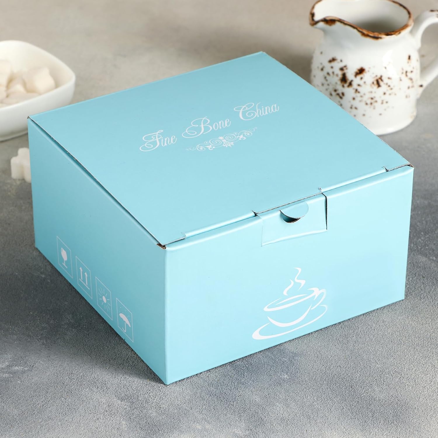 ONEUSTAR Tea Cup and Saucer Set for 1 Bone China Coffee Cup 7 oz Vintage Floral English Teacup for Women Tea Party Birthday Mother's Day Gift, Pink