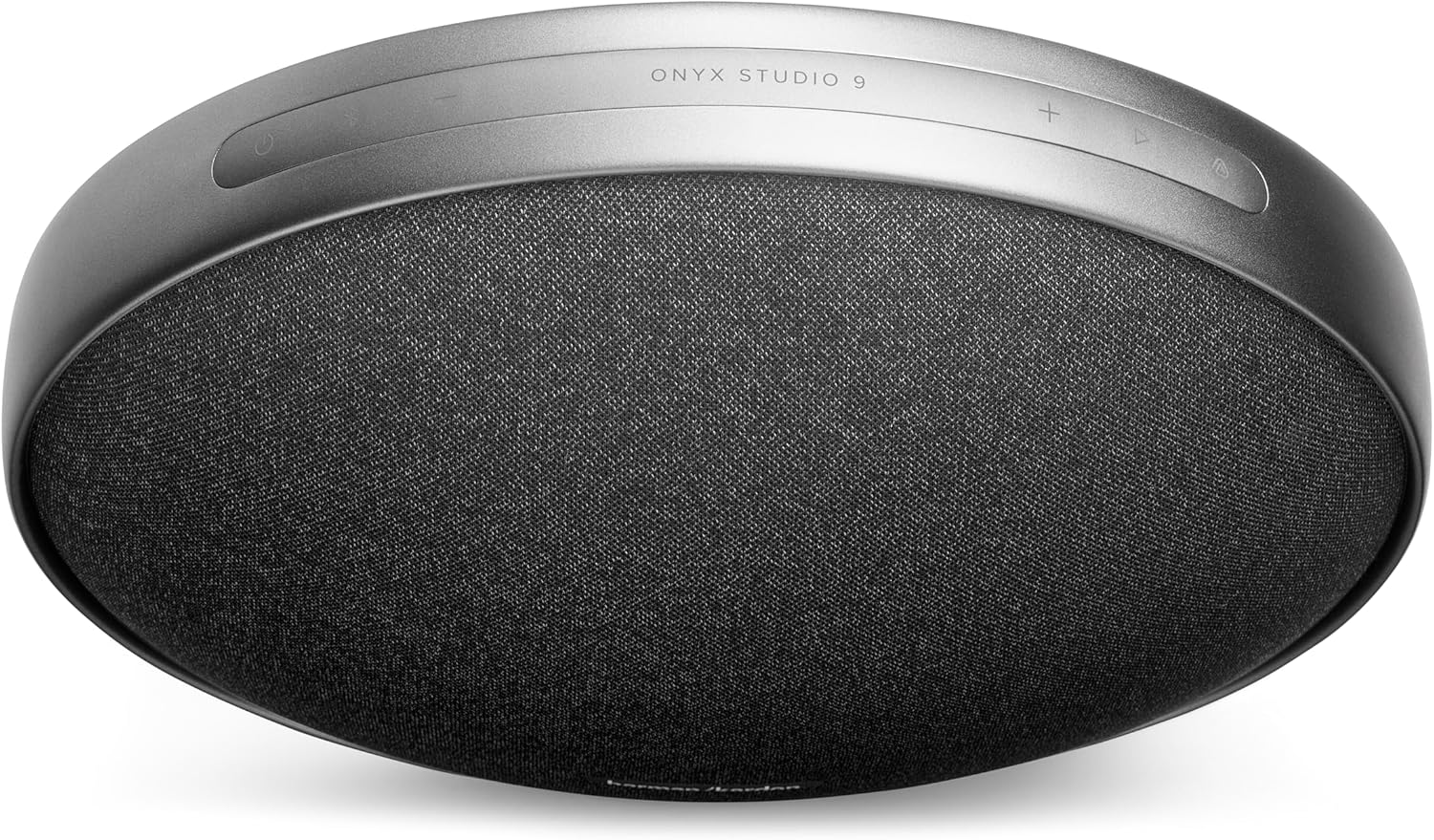 Harman Kardon Onyx Studio 9 - Portable Stereo Bluetooth Home Speaker with Built-in Battery and USB Charging, self-Tuning, and Multi-Speaker Connection by Auracast - Black