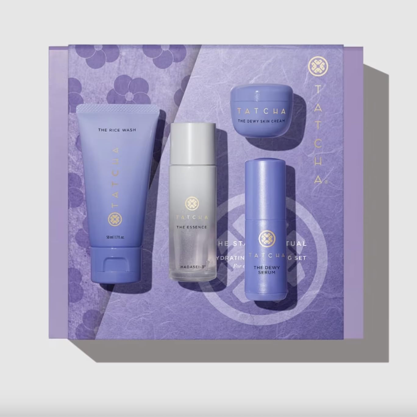 Tatcha The Starter Ritual Set - Ultra Hydrating for Dry Skin | 2 Week Introductory Set | $102 Value