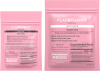 Flat Tummy Tea – 2-step, 4 Week Program – Detox Tea to Boost Energy & Reduce Bloating* - All Natural Detox Cleanse w/ Green Tea, Lemon Balm, Dandelion, Fennel, & More - Digestion support Tummy Tea 1 Pack
