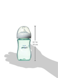 Philips AVENT Natural Bottle, Teal, 9 Ounce, 4 Count Pack of 4 Teal