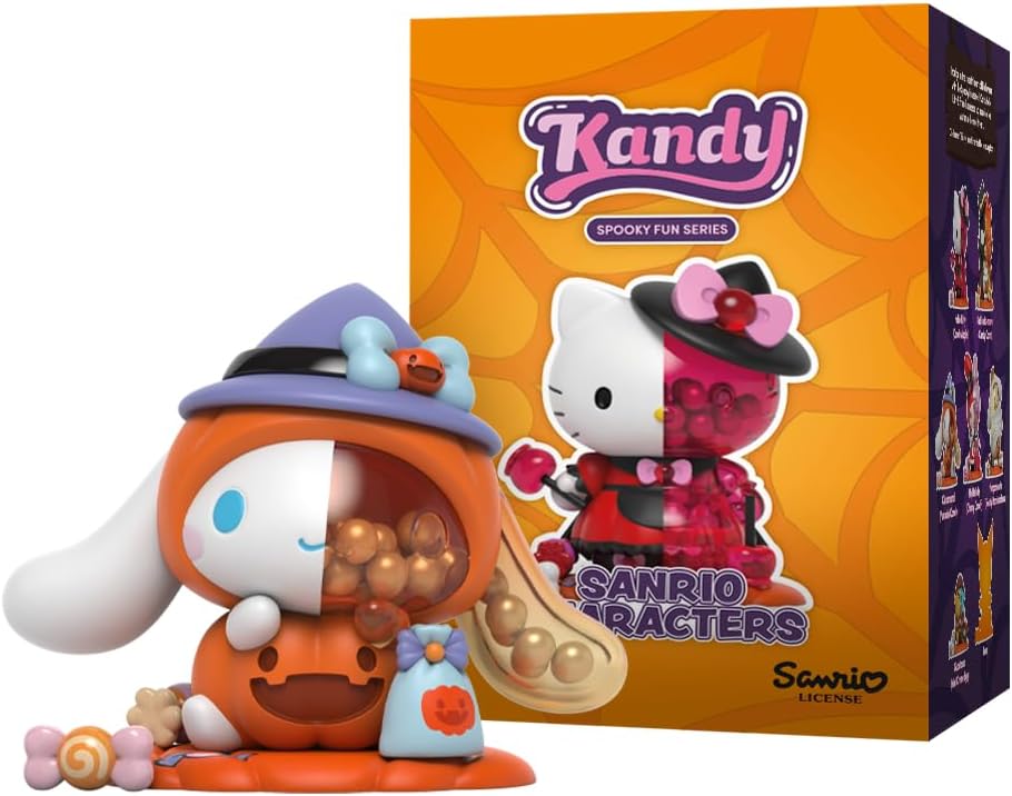 Kandy x Sanrio Spooky Fun Autumn Halloween Edition | Blind Box Collectible Figurines | One Pack - Includes One Random Figure