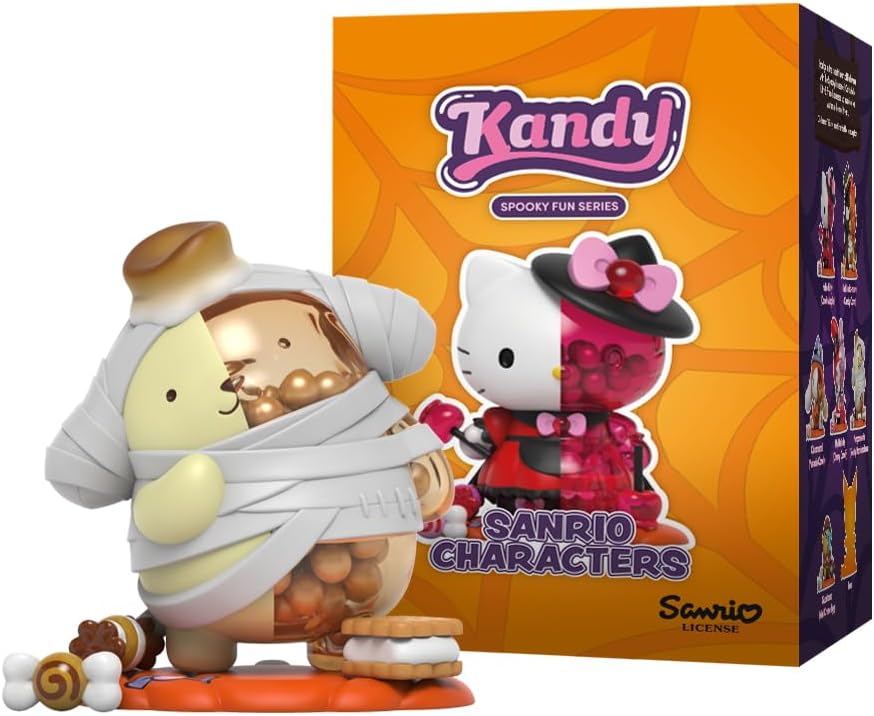 Kandy x Sanrio Spooky Fun Autumn Halloween Edition | Blind Box Collectible Figurines | One Pack - Includes One Random Figure
